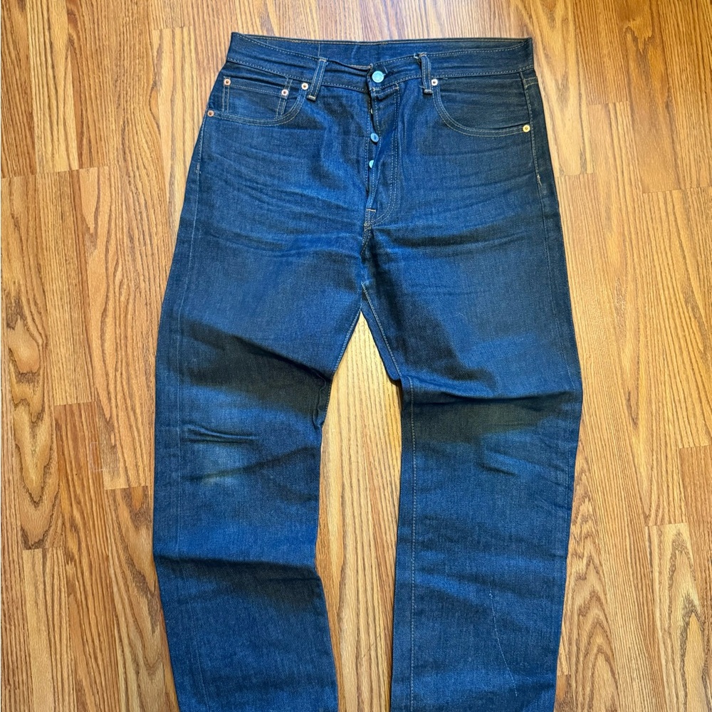 Men's Levi’s 501 raw Denim Shrink to Fit (unwashed)